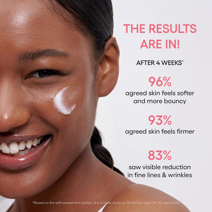 Bouncy and Firm Sleeping Mask: Revitalize, Smooth, Peony & Collagen Complex, Barrier-Boosting Hydration